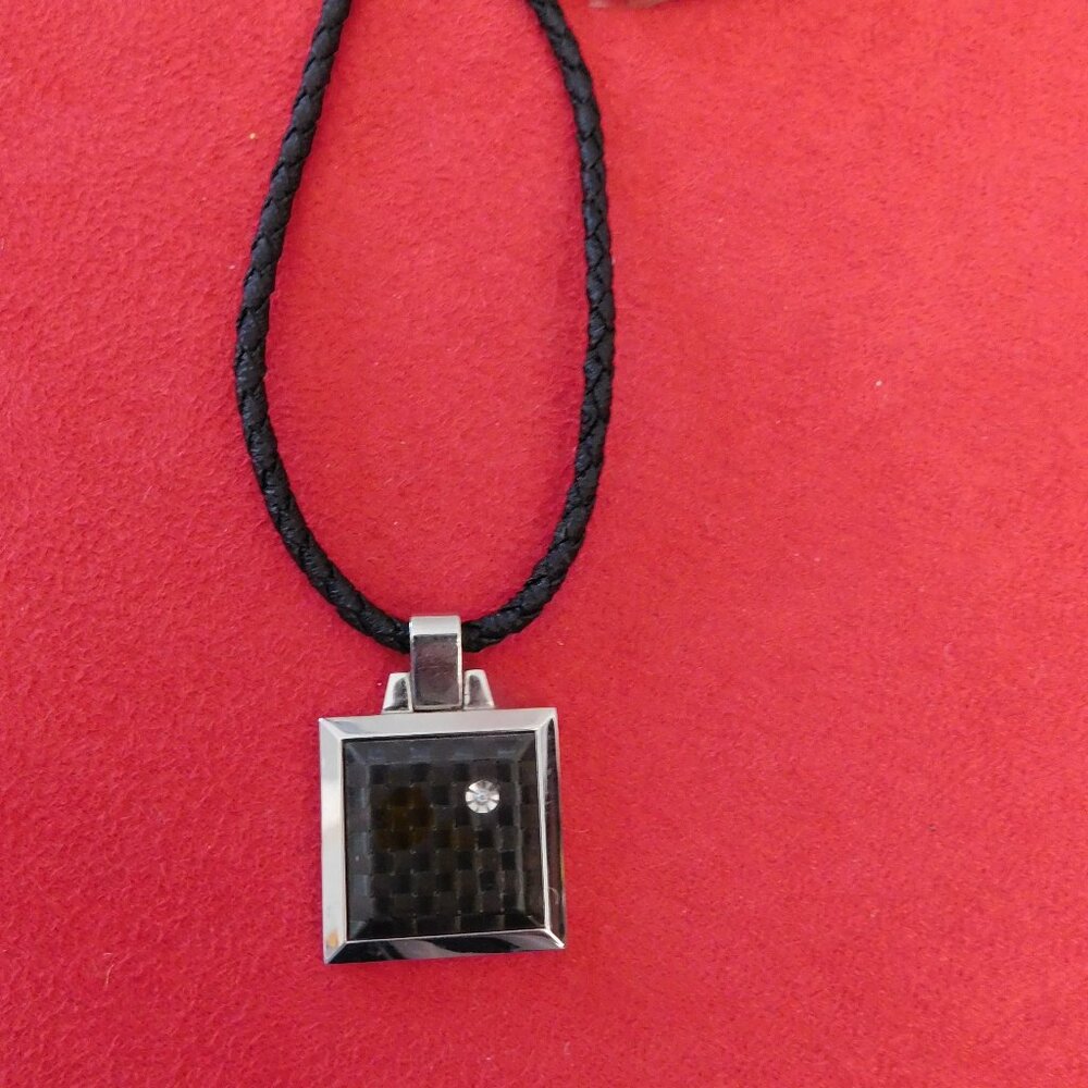 Men's Morellato Necklace with Pendant and Diamond